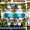aerial view of a swimming pool