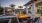 a patio with a table and chairs and a fire pit at Jefferson Lake Howel Apartments in Casselberry, FL